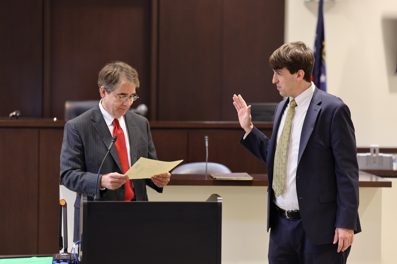 (l-r) Clay Tapley, Dublin Circuit Public Defender, Kyle Hollomon, Cordele Circuit Public Defender