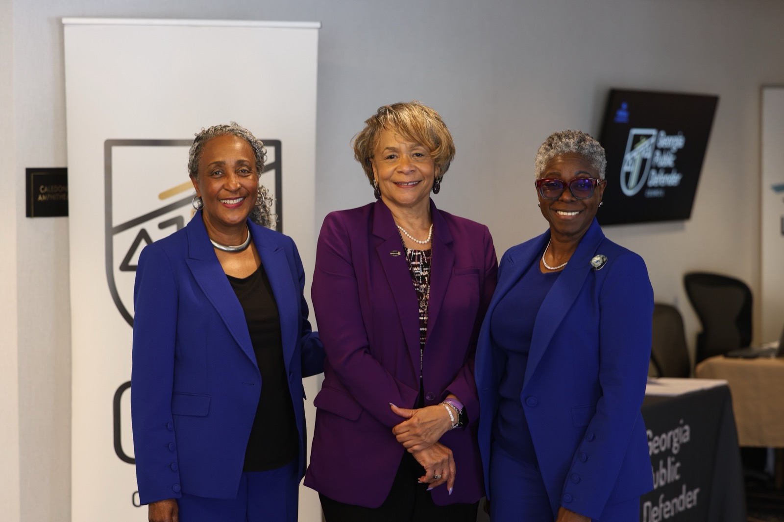 (Left to right) Judge Wenona Belton of DeKalb County Juvenile Court, Judge Gayl Branum Carr of Fairfax County, Virginia, and GPDC Executive Director Omotayo Alli.