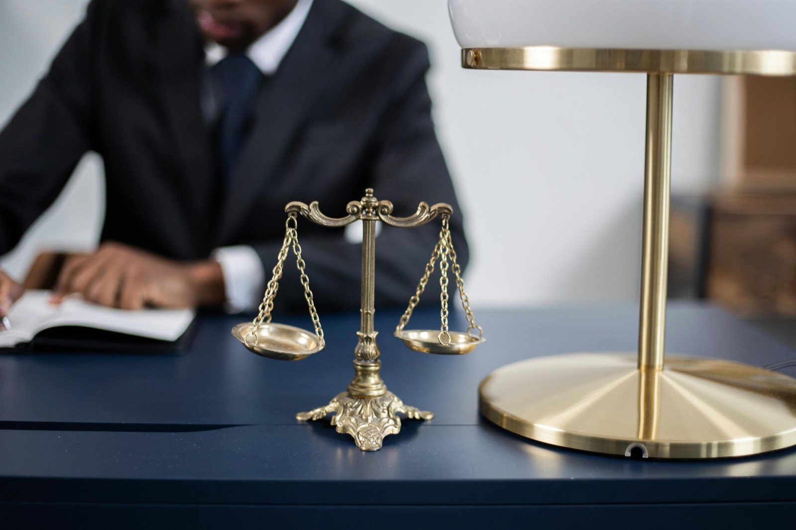 Legal professionals in discussion